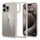 Spigen iPhone 15 Pro SPIGEN ULTRA HYBRID műanyag telefonvédő ütésállóság, légpárnás keret, TITÁN