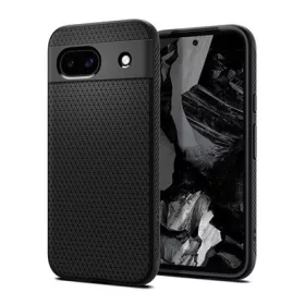   Spigen Google Pixel 8a 5G SPIGEN LIQUID AIR szilikon telefonvédő ütésállóság, rombusz, FEKETE
