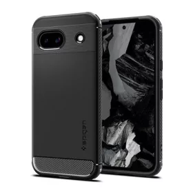   Spigen Google Pixel 8a 5G SPIGEN RUGGED ARMOR szilikon telefonvédő ütésállóság, karbon minta, FEKETE