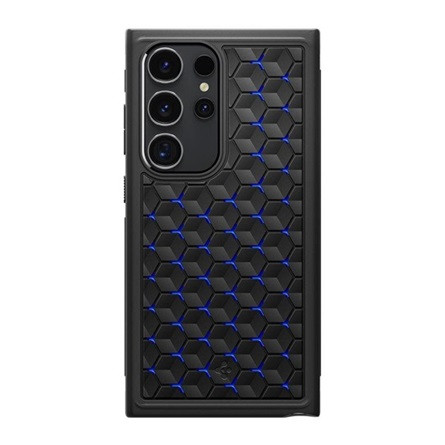 Spigen Samsung S24 Ultra 5G SPIGEN CRYO ARMOR szilikon telefonvédő ütésállóság, hatszög, FEKETE