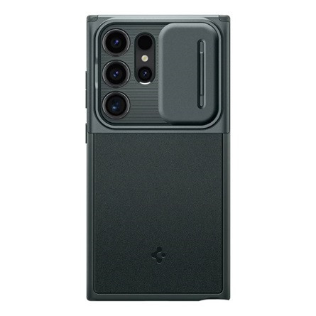 Spigen Samsung S24 Ultra 5G SPIGEN OPTIK ARMOR szilikon telefonvédő kameravédő SÖTÉTZÖLD