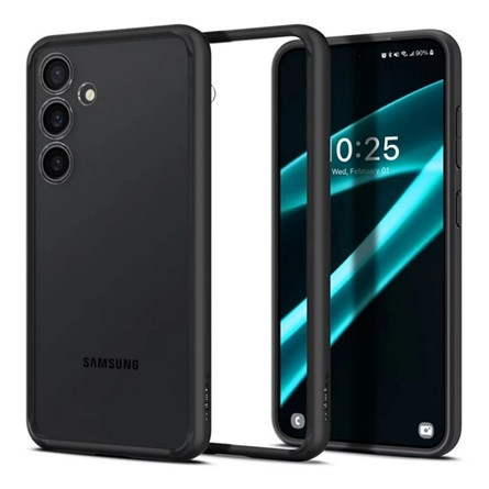 Spigen Samsung S24 Plus 5G SPIGEN ULTRA HYBRID műanyag telefonvédő ütésállóság, légpárnás keret, ÁTLÁTSZÓ/FEKETE