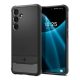 Spigen Samsung S24 5G SPIGEN RUGGED ARMOR szilikon telefonvédő ütésállóság, karbon minta, FEKETE