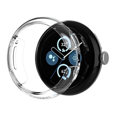 Spigen Google Pixel Watch 3 41mm SPIGEN THIN FIT műanyag óra keret ütésállóság ÁTLÁTSZÓ