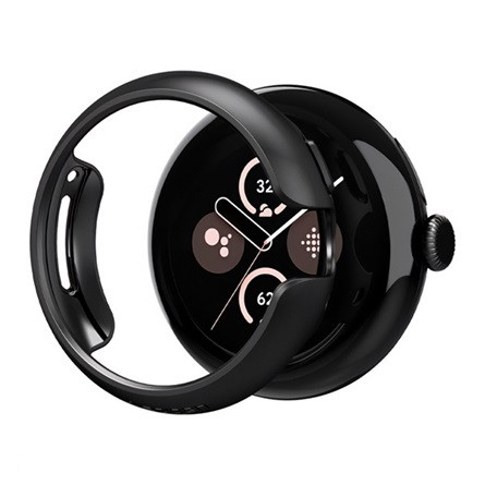 Spigen Google Pixel Watch 3 41mm SPIGEN THIN FIT műanyag óra keret ütésállóság FEKETE