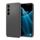 Spigen Samsung S24 5G SPIGEN LIQUID AIR szilikon telefonvédő ütésállóság, rombusz, SÖTÉTSZÜRKE