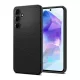 Spigen Samsung A55 5G SPIGEN LIQUID AIR szilikon telefonvédő ütésállóság, rombusz, FEKETE