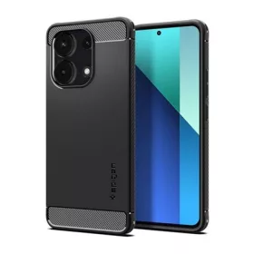   Spigen Redmi Note 13 4G SPIGEN RUGGED ARMOR szilikon telefonvédő ütésállóság, karbon minta, FEKETE