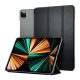 Spigen IPAD Air 13 (2024) SPIGEN SMART FOLD tok álló, bőr hatású aktív FLIP, asztali tartó, FEKETE