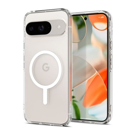 Spigen Google Pixel 9 5G SPIGEN ULTRA HYBRID MAG műanyag telefonvédő ütésállóság, MagSafe, FEHÉR