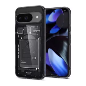   Spigen Google Pixel 9 Pro 5G SPIGEN ULTRA HYBRID ZERO ONE műanyag telefonvédő ütésállóság, légpárnás keret, FEKETE