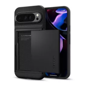   Spigen Google Pixel 9 Pro XL 5G SPIGEN SLIM ARMOR CS szilikon telefonvédő műanyag hátlap, légpárnás sarok, FEKETE
