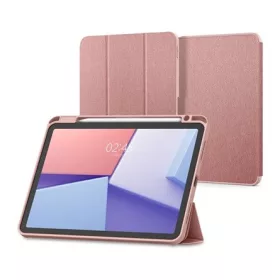   Spigen IPAD Pro 11 (2022) SPIGEN URBAN FIT tok álló FLIP, textil minta, ROZÉARANY