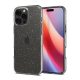 Spigen iPhone 16 Pro Max 5G SPIGEN LIQUID CRYSTAL GLITTER szilikon telefonvédő ütésállóság, csillámporos, ÁTLÁTSZÓ
