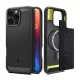Spigen iPhone 16 Pro Max 5G SPIGEN RUGGED ARMOR szilikon telefonvédő ütésállóság, MagSafe, FEKETE