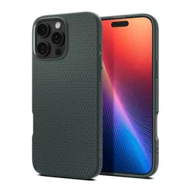   Spigen iPhone 16 Pro Max 5G SPIGEN LIQUID AIR szilikon telefonvédő ütésállóság, rombusz, SÖTÉTZÖLD