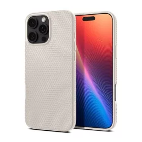   Spigen iPhone 16 Pro Max 5G SPIGEN LIQUID AIR szilikon telefonvédő ütésállóság, rombusz, BÉZS