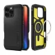 Spigen iPhone 16 Pro Max 5G SPIGEN TOUGH ARMOR MAG műanyag telefonvédő ütésállóság, MagSafe, FEKETE