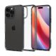 Spigen iPhone 16 Pro Max 5G SPIGEN CRYSTAL FLEX szilikon telefonvédő ütésállóság, légpárnás sarok, SÖTÉTSZÜRKE