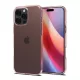 Spigen iPhone 16 Pro Max 5G SPIGEN CRYSTAL FLEX szilikon telefonvédő ütésállóság, légpárnás sarok, RÓZSASZÍN