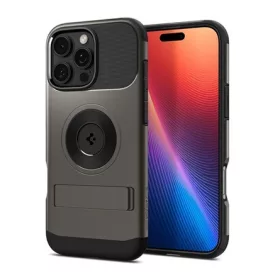  Spigen iPhone 16 Pro Max 5G SPIGEN SLIM ARMOR MAG szilikon telefonvédő műanyag hátlap, MagSafe, SÖTÉTSZÜRKE