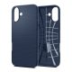 Spigen iPhone 16 Plus 5G SPIGEN LIQUID AIR szilikon telefonvédő ütésállóság, rombusz, SÖTÉTKÉK