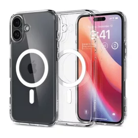  Spigen iPhone 16 Plus 5G SPIGEN ULTRA HYBRID MAG műanyag telefonvédő ütésállóság, MagSafe, FEHÉR