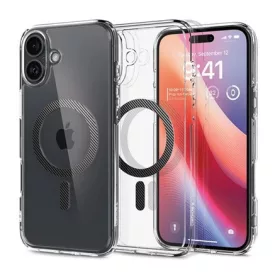   Spigen iPhone 16 Plus 5G SPIGEN ULTRA HYBRID MAG műanyag telefonvédő ütésállóság, MagSafe, ÁTLÁTSZÓ