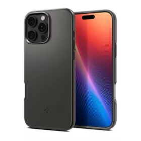   Spigen iPhone 16 Pro 5G SPIGEN THIN FIT MAGSAFE műanyag telefonvédő matt, MagSafe, SÖTÉTSZÜRKE