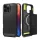 Spigen iPhone 16 Pro 5G SPIGEN RUGGED ARMOR szilikon telefonvédő ütésállóság, MagSafe, FEKETE