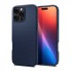 Spigen iPhone 16 Pro 5G SPIGEN LIQUID AIR szilikon telefonvédő ütésállóság, rombusz, SÖTÉTKÉK