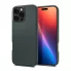 Spigen iPhone 16 Pro 5G SPIGEN LIQUID AIR szilikon telefonvédő ütésállóság, rombusz, SÖTÉTZÖLD