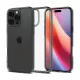 Spigen iPhone 16 Pro 5G SPIGEN ULTRA HYBRID műanyag telefonvédő ütésállóság, fényes keret, VILÁGOSSZÜRKE