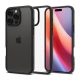 Spigen iPhone 16 Pro 5G SPIGEN ULTRA HYBRID műanyag telefonvédő ütésállóság, légpárnás keret, ÁTLÁTSZÓ/FEKETE
