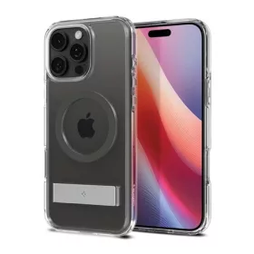   Spigen iPhone 16 Pro 5G SPIGEN ULTRA HYBRID S műanyag telefonvédő ütésállóság, MagSafe, SÖTÉTSZÜRKE