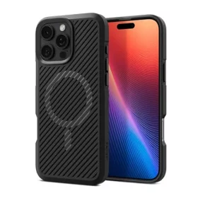   Spigen iPhone 16 Pro 5G SPIGEN CORE ARMOR MAG szilikon telefonvédő ütésállóság, MagSafe, FEKETE