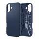 Spigen iPhone 16 5G SPIGEN LIQUID AIR szilikon telefonvédő ütésállóság, rombusz, SÖTÉTKÉK