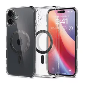   Spigen iPhone 16 5G SPIGEN ULTRA HYBRID MAG műanyag telefonvédő ütésállóság, MagSafe, ÁTLÁTSZÓ