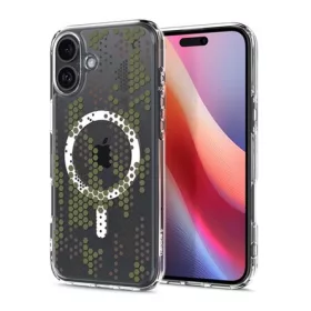   Spigen iPhone 16 5G SPIGEN ULTRA HYBRID MAG műanyag telefonvédő ütésállóság, MagSafe, ÁTLÁTSZÓ