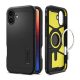 Spigen iPhone 16 5G SPIGEN TOUGH ARMOR MAG műanyag telefonvédő ütésállóság, MagSafe, FEKETE