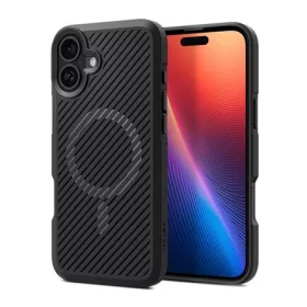  Spigen iPhone 16 5G SPIGEN CORE ARMOR MAG szilikon telefonvédő ütésállóság, MagSafe, FEKETE