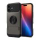 Spigen iPhone 16 5G SPIGEN SLIM ARMOR MAG szilikon telefonvédő műanyag hátlap, MagSafe, SÖTÉTSZÜRKE