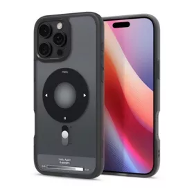   Spigen iPhone 16 Pro 5G SPIGEN ULTRA HYBRID MAG műanyag telefonvédő ütésállóság, MagSafe, FEKETE