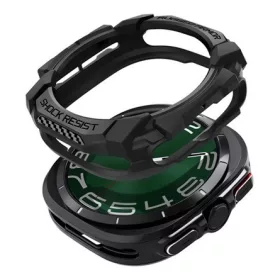   Spigen Samsung Watch Ultra eSIM 47mm SPIGEN RUGGED ARMOR műanyag óra keret ütésállóság FEKETE