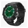 Spigen Samsung Watch Ultra eSIM 47mm SPIGEN RUGGED ARMOR PRO pótszíj egyedi méret, ütésállóság + szilikon keret, FEKETE