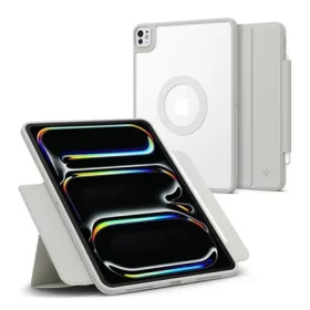   Spigen IPAD Pro 11 (2024) SPIGEN AIR SKIN PRO ONETAP tok álló, ECO bőr hatású aktív FLIP, mágneses, SZÜRKE