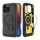 Spigen iPhone 16 Pro SPIGEN TOUGH ARMOR MAG műanyag telefonvédő ütésállóság, kitámasztó, FEKETE