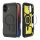 Spigen iPhone 16 SPIGEN TOUGH ARMOR MAG műanyag telefonvédő ütésállóság, kitámasztó, FEKETE