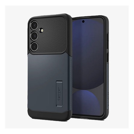 Spigen Samsung S24 FE SPIGEN SLIM ARMOR szilikon telefonvédő ütésállóság, kitámasztó, SÖTÉTKÉK