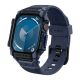 Spigen Apple Watch Series 10 42mm SPIGEN RUGGED ARMOR PRO pótszíj egyedi méret, ütésállóság + szilikon keret, SÖTÉTKÉK